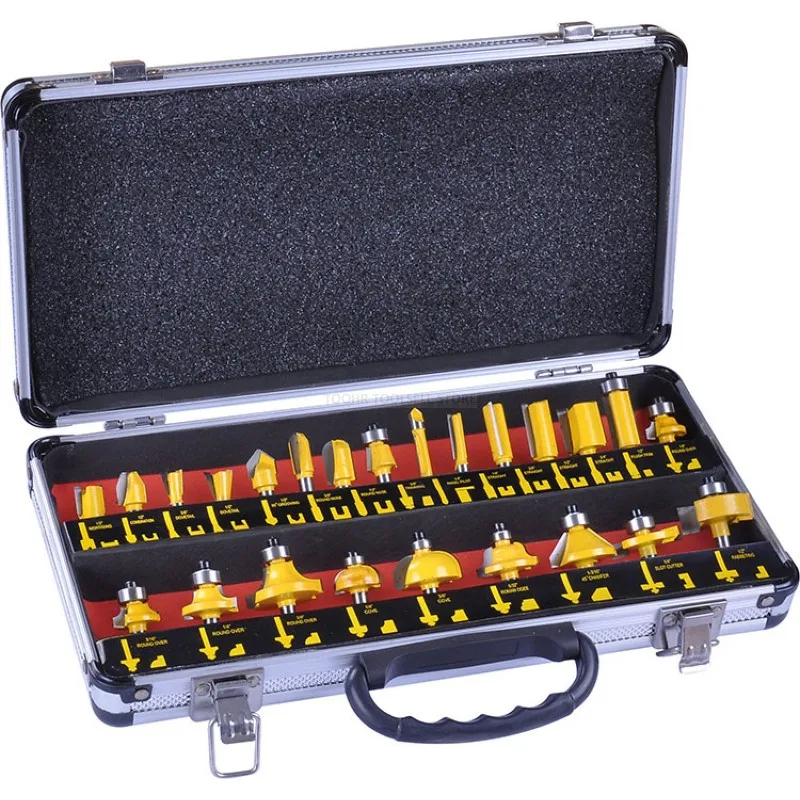 1/2 Inch 1/4 Inch Shank Wood Router Bit Set
