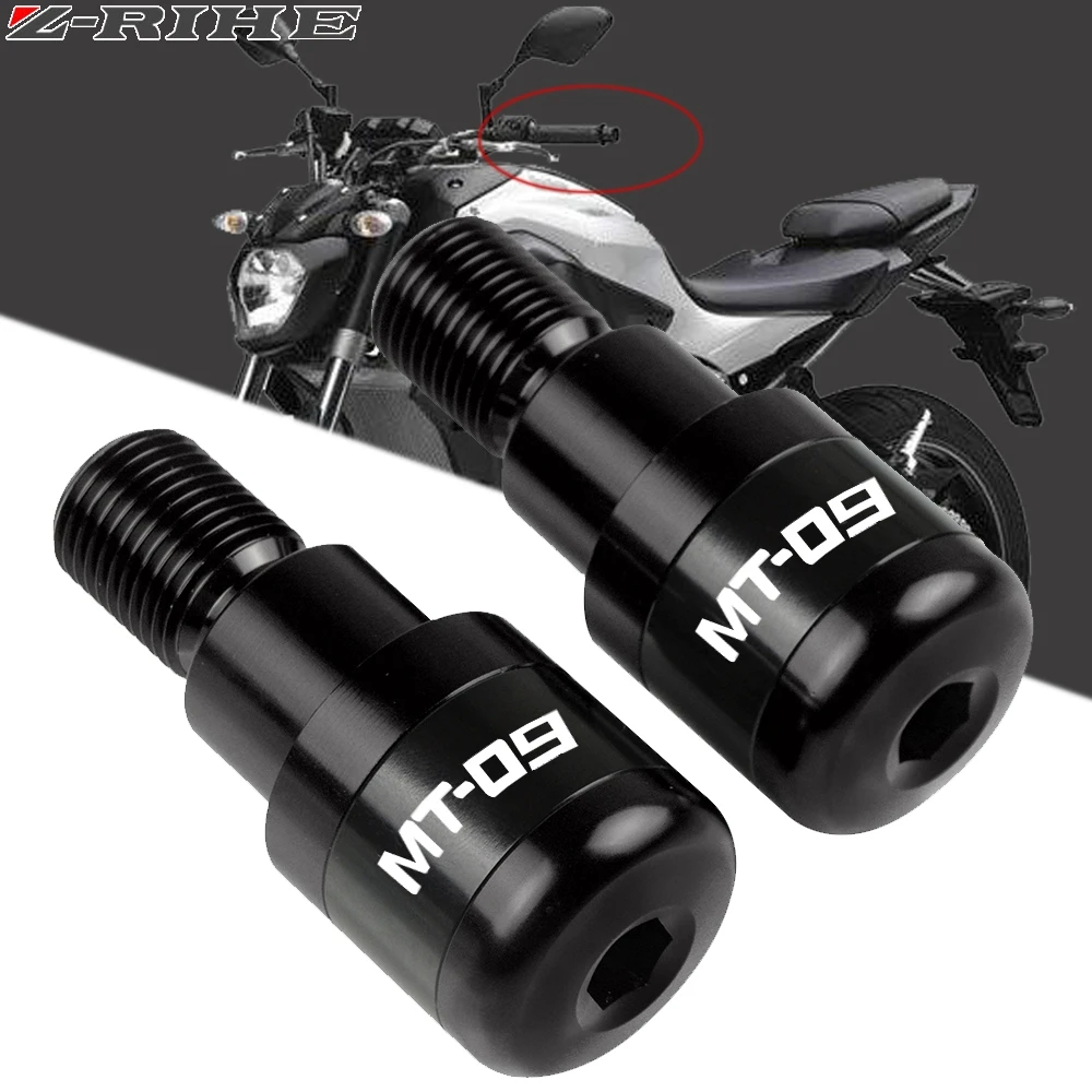 

Handlebar Grips Motorcycle Accessories Bar Ends Hand Grip Handlebar End Caps FOR YAMAHA MT-09 TRACKER / FJ09 MT09 FZ09 2015-2016