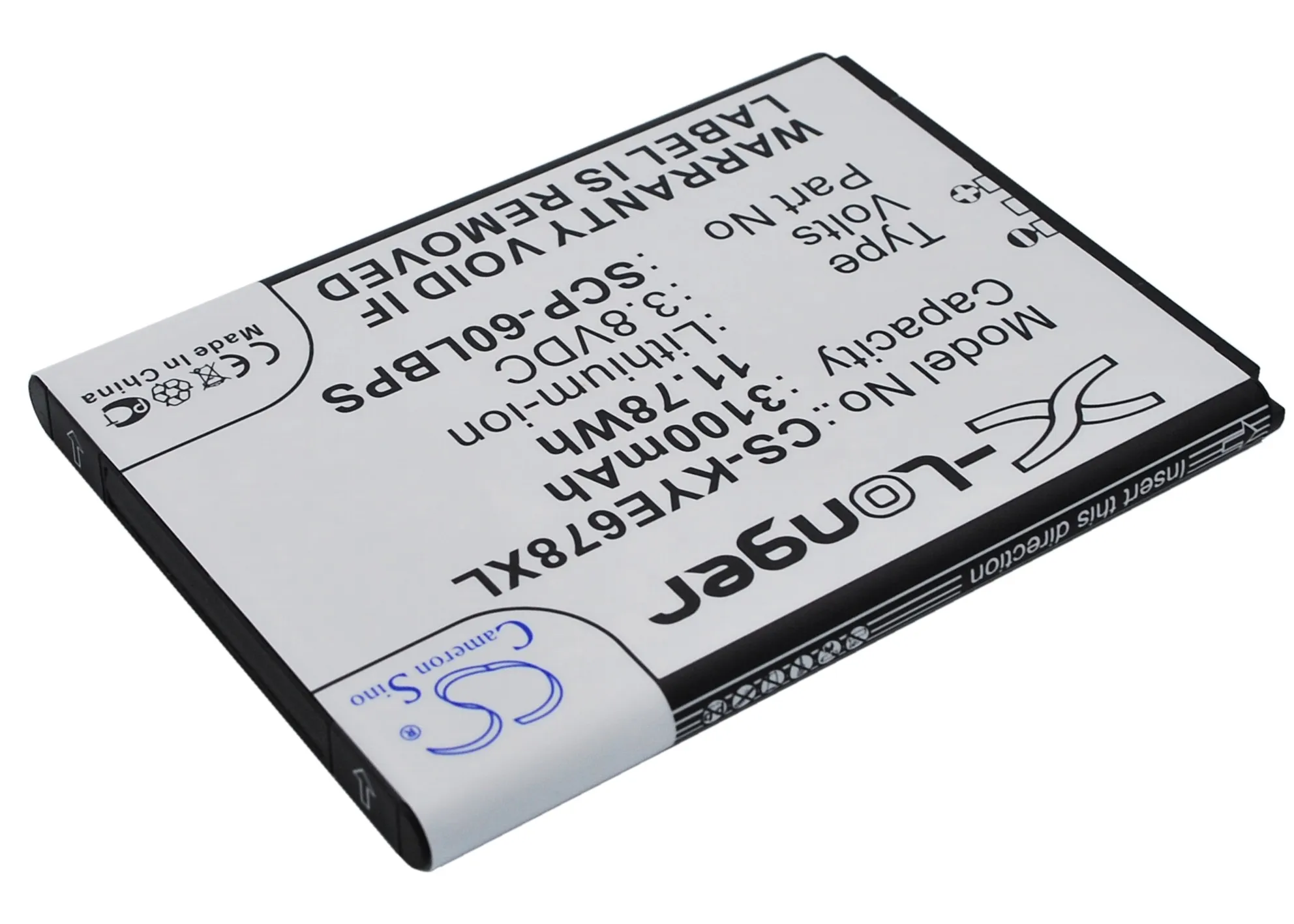 Аккумулятор Cameron Sino 3100 мАч 5AAXBT076GEA SCP 60LBPS для Kyocera Brigadier DuraForce E6560 E6762 E6782|Цифровые
