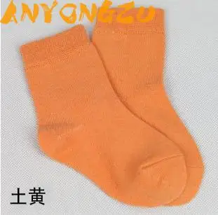Anyongzu/детские носки унисекс, 10 пара/лот детские носки без пятки из чистого хлопка ярких цветов на осень и зиму, 11 см-15 см, разные цвета