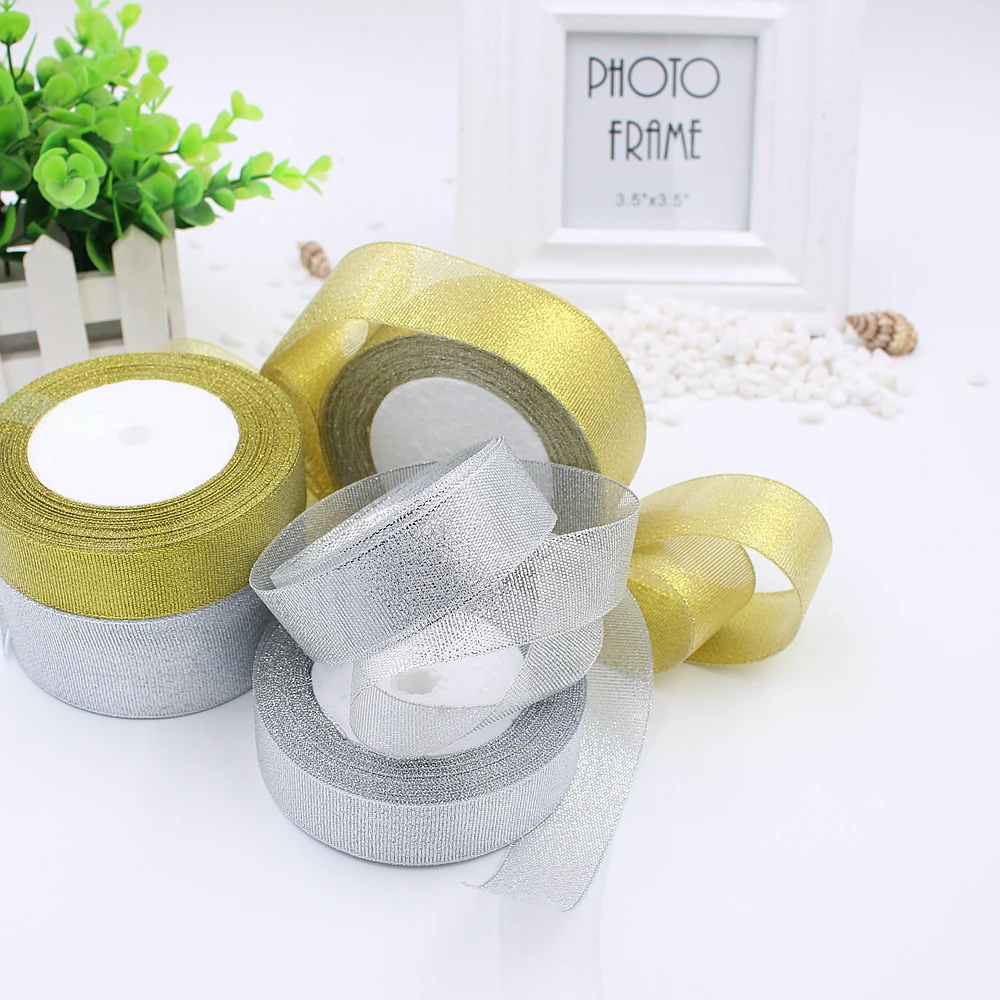 

25Yards Long Silk Satin Ribbon Party Home Wedding Decoration Gift Wrapping Christmas New Year DIY Material 6-40MM Wide optional