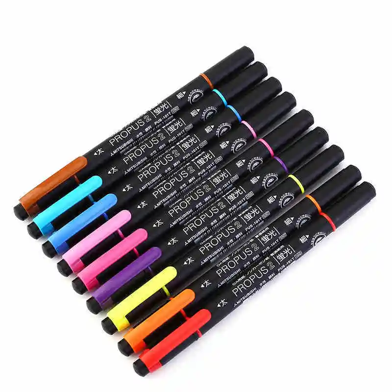 Uni PUS 101T Propus2 Double Highlighter Marker Pen fluorescent pen