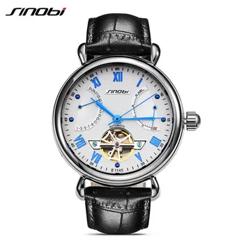 

Skeleton Women Self Wind Leather Mechanical Automatic Watch Womens Watches Top Brand Luxury Clock relogio automatico feminino
