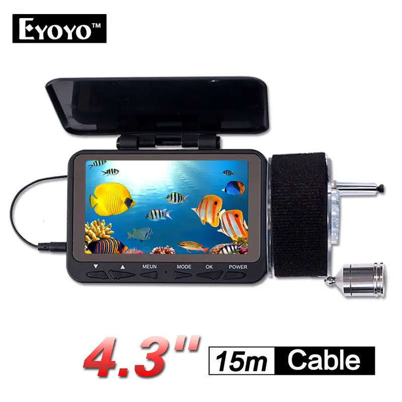 

Free shipping!EYOYO F06-15MDVR 15m 4.3" LCD Underwater Video Camera Fish Finder w/DVR Function Ocean Boat