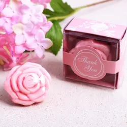 Сувениры и подарки Творческий мини ручной мыло с запахом розы свадебные подарки для гостей День Святого Валентина подарок для невесты