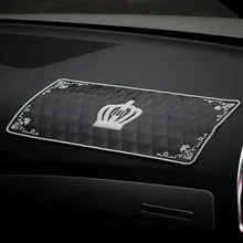1 sztuk 30x15cm fajne Anti-slipmata do telefonu komórkowego mp4 Pad GPS korona antypoślizgowa samochodów przyklejany silikonowy żel Dashboard ściereczka pyłochłonna