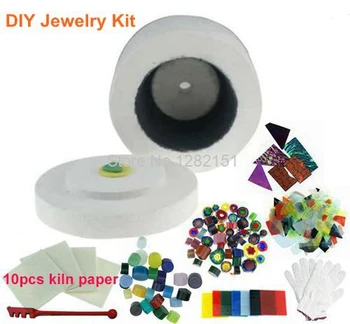 

9pcs set Glass Fusing Kiln Kit Fuseworks Begginer Kiln Kit For Glass Fusing In Microwave Kiln