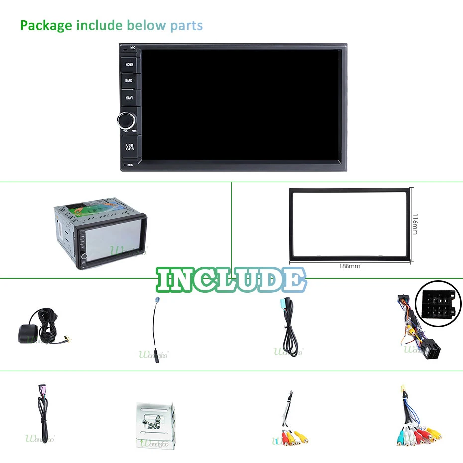 Discount DSP IPS 4G 64G Android 9.0 Universal 2 din auto Multimedia Player car radio 2din Stereo 7" car Player Auto Radio for nissan 2