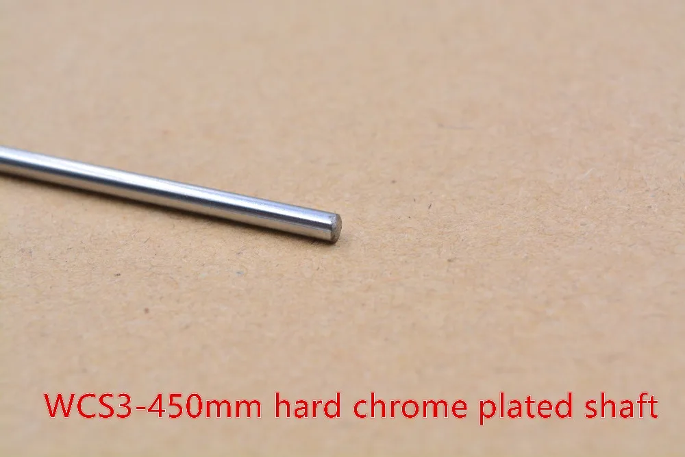 

3D printer rod shaft WCS 3mm linear shaft length 450mm chrome plated linear guide rail round rod shaft 1pcs