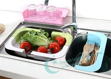 Candy-colored Storage Rack Scalable Storage Rack Drain Storage Rack Kitchen Tools 2016 New