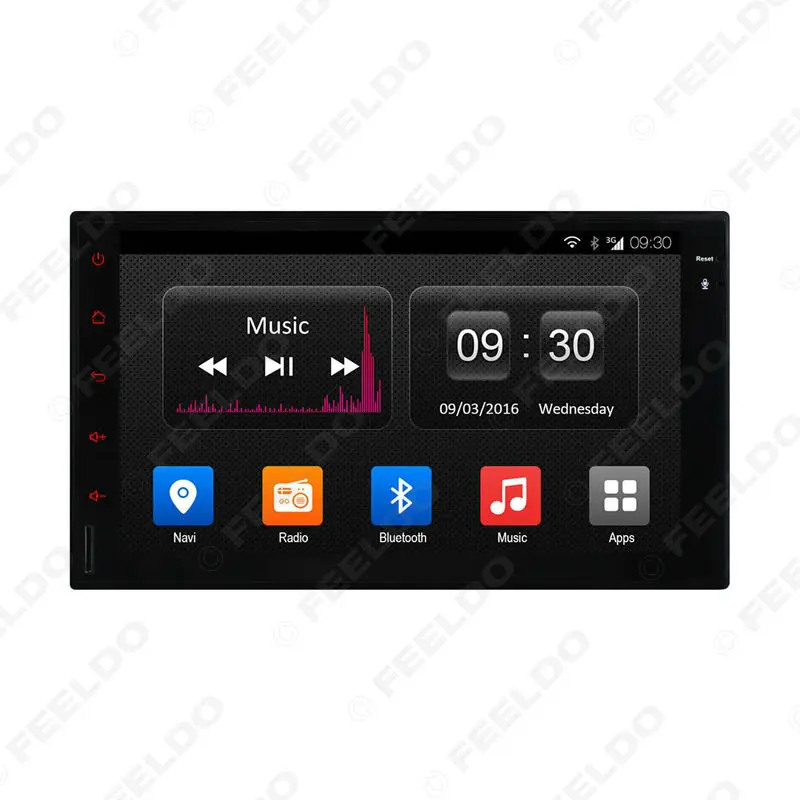 Top LEEWA Android 4.4 Car Player (Without DVD)GPS Navigation For Honda CRV Fit Jazz Wifi 3G Bluetooth Steering wheel OBD 2DIN ISO 1
