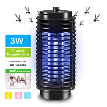

110V/220V Mosquito Trap 3W Electric Mosquito Killer Lamp Indoor Outdoor Insect Killer 900mm Photocatalyst Mosquito Trap Killer