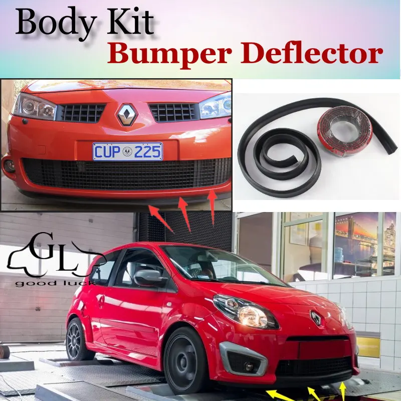 Gebeurt Pijl Plateau Bumper Lip Deflector Lips For Renault Twingo Front Spoiler Skirt For  TopGear Friends to Car Tuning / Body Kit / Strip|spoiler for renault|spoiler  liplip bumper spoiler - AliExpress