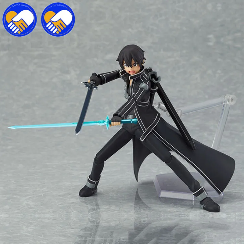 Аниме Figma 264 Sword Art Online II kiito ALO ver. Aloverer Kirigaya Kazuto ПВХ фигурка Коллекционная модель игрушки 14 см - Цвет: Figma 174 Nobox