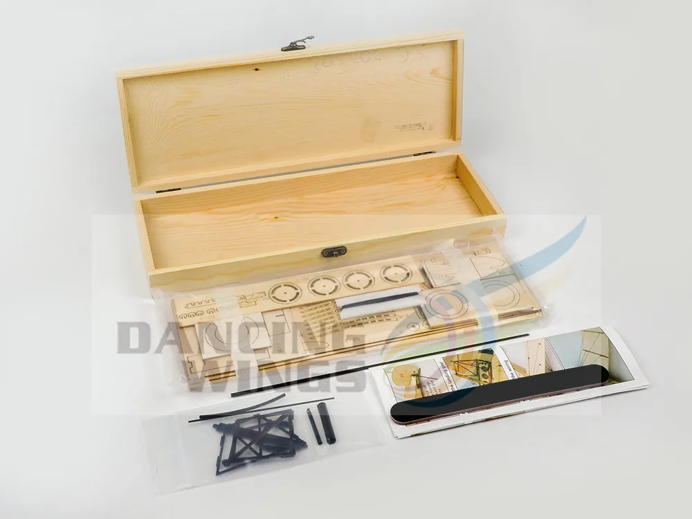 Balsa Wood Fokker DRI модель самолета комплект для строительства деревянных ремесел 3D