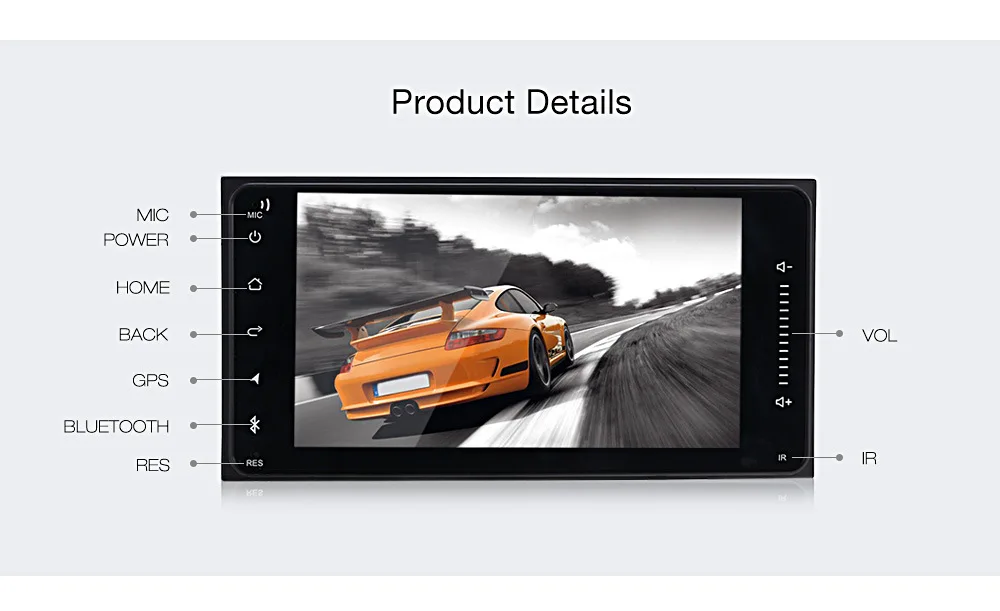 Sale Universa 2 din 7 inch Android car radio player Touch Screen with bluetooth wifi GPS navigation for toyota camry corolla2008 2009 0 Sale Universa 2 din 7 inch Android car radio player Touch Screen with bluetooth wifi GPS navigation for toyota camry corolla2008 2009 0