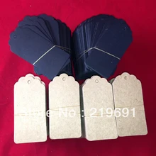 Черный бумажный ценник Размер 4,5x9,5 1000 p garement метка(cusotmize логотип$90 shipping1000pcs