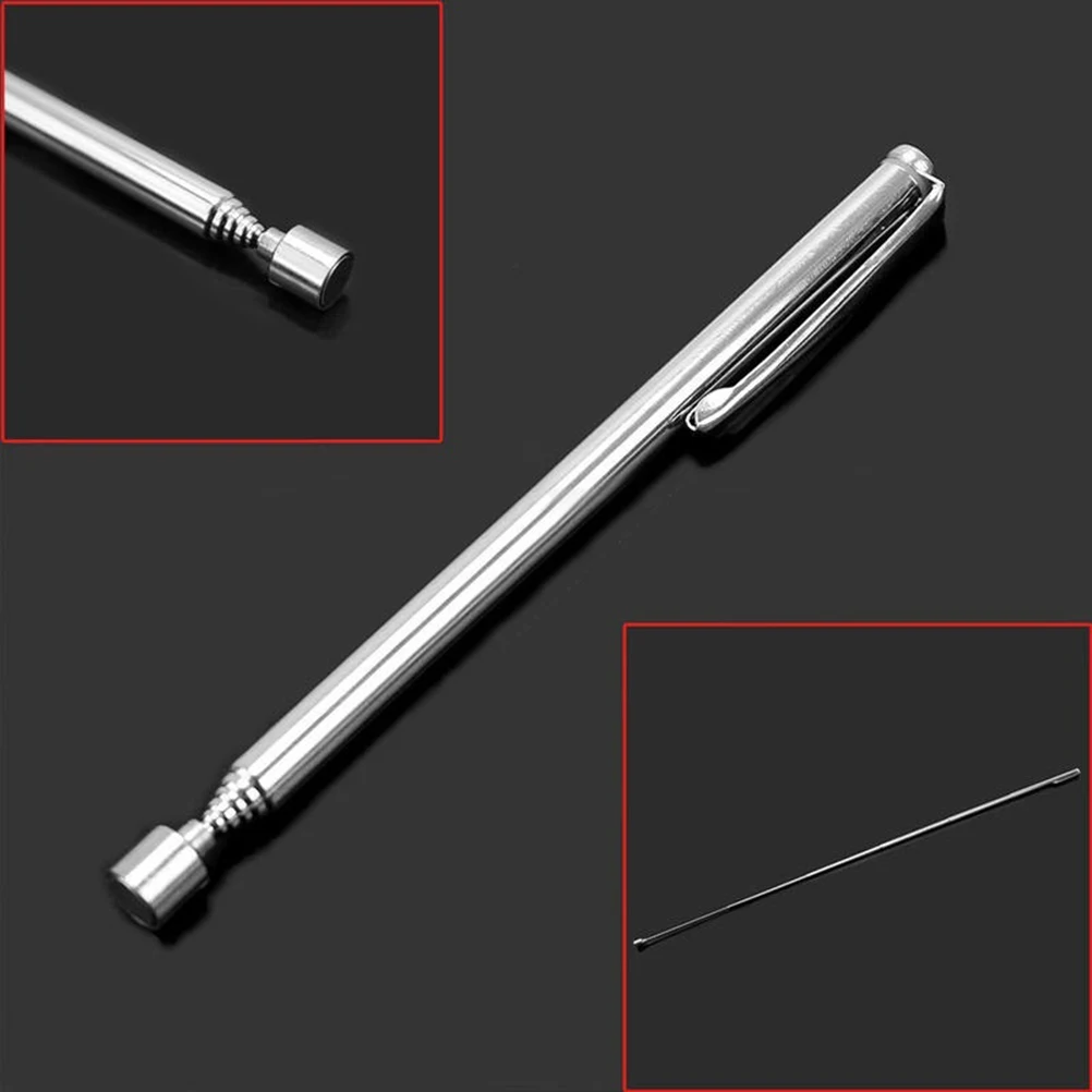 

Portable Telescopic Magnet Magnetic Pen Pick Up Nuts and Bolts Promotion Handheld Tools Adjustable Length Silver Tone