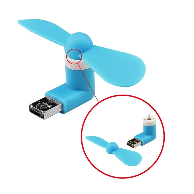 BinFul 2 в 1 Мини крутой портативный внешний аккумулятор USB вентилятор микро