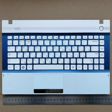 Русская раскладка новая клавиатура для ноутбука с подставка под тачпад кабель для дисплея Samsung 300V4A 305V4A 300V4Z 305V4Z 200A4B 200A4Y ру