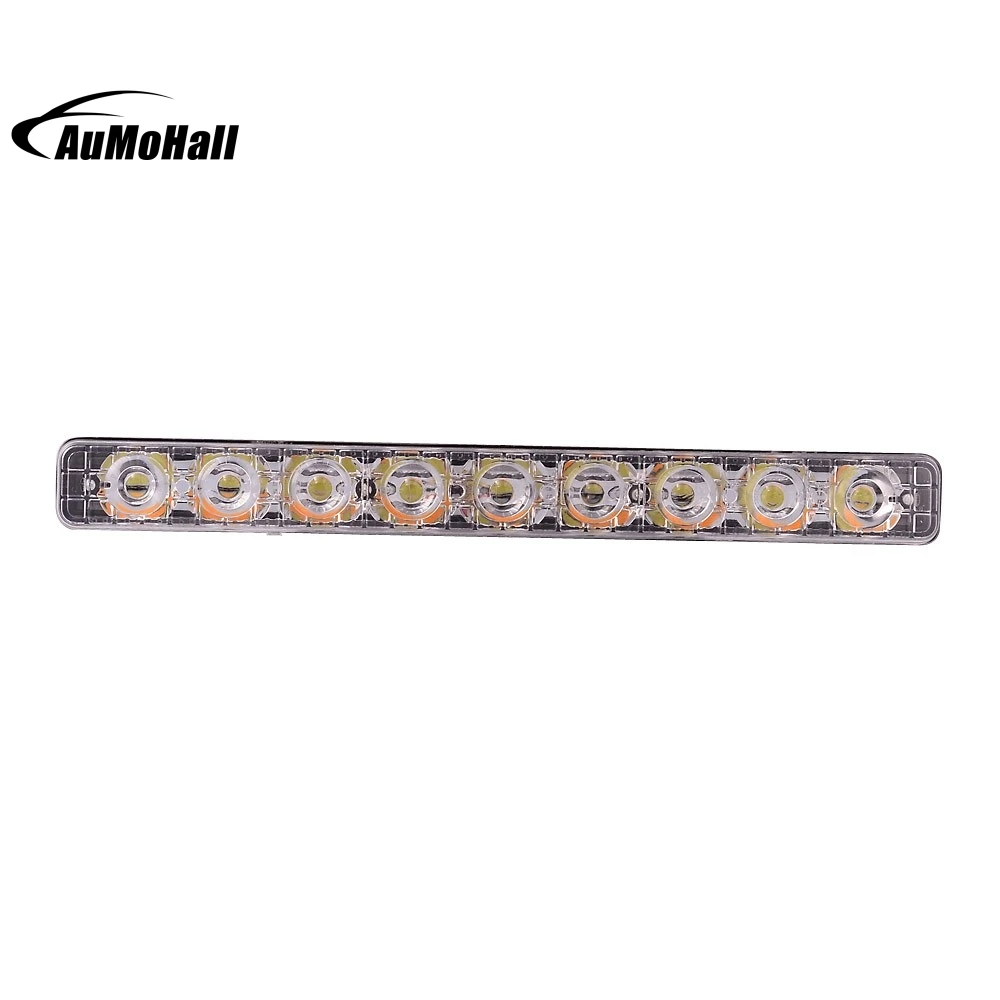Super Bright White 9 LED Daytime Running Light DRL Universal Daylight Fog Driving Lights With Turning