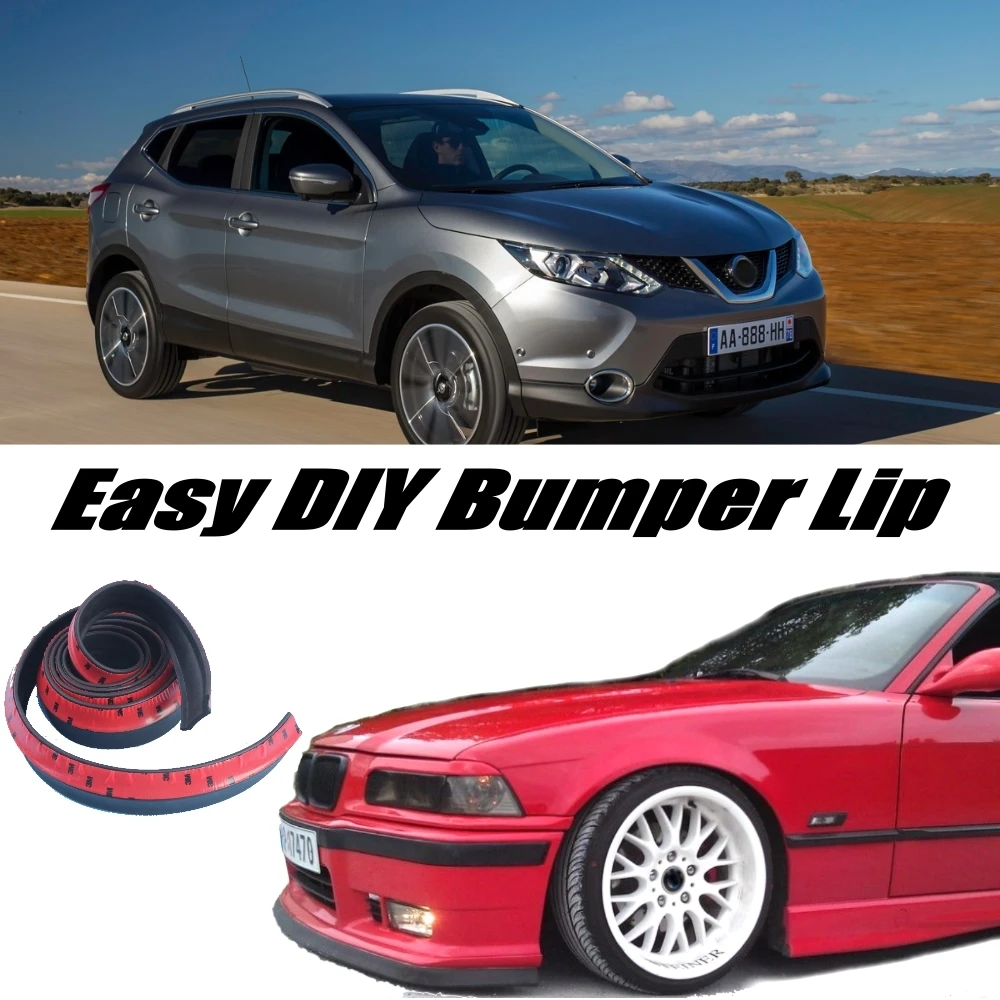 Bumper Lip Deflector Lips For Nissan Qashqai / Dualis J10 J11 Front