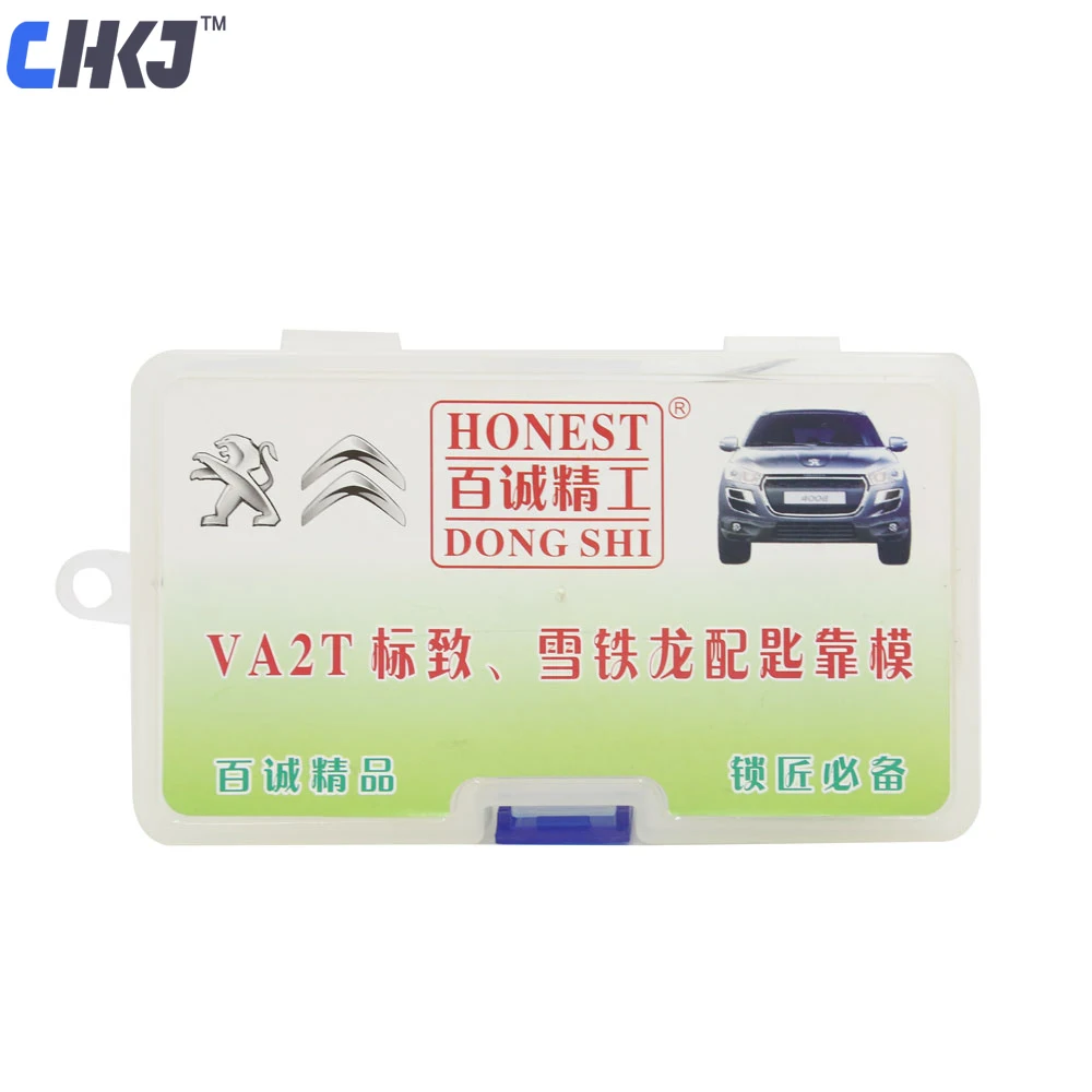 

CHKJ 100% Genuine Honest Locksmith Tools Car Key Moulds VA2T For Peugeot Citroen Car Key Duplicating Free Shipping