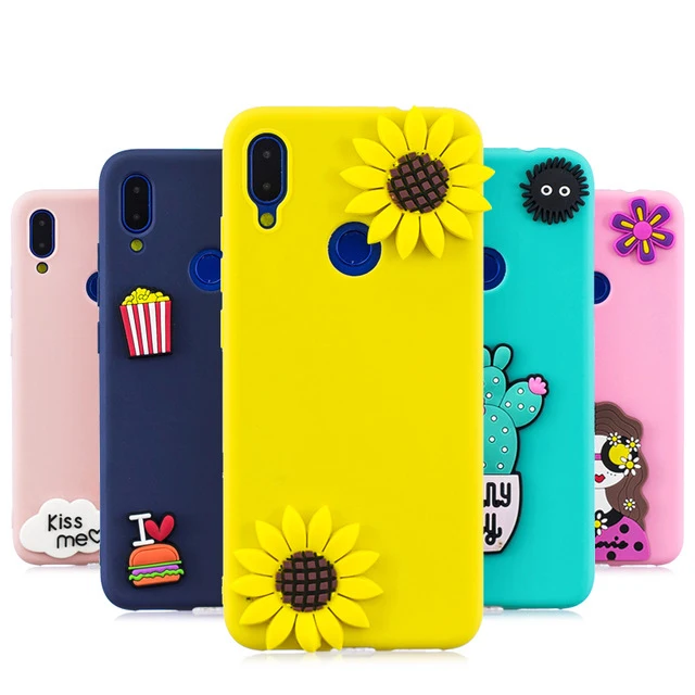 

3D Toys Case For Xiaomi Redmi Note 7 Pro Cases For Redmi Note 4X 4 6 Note 5 Pro Cover on Soft TPU Silicon Cartoon Coque
