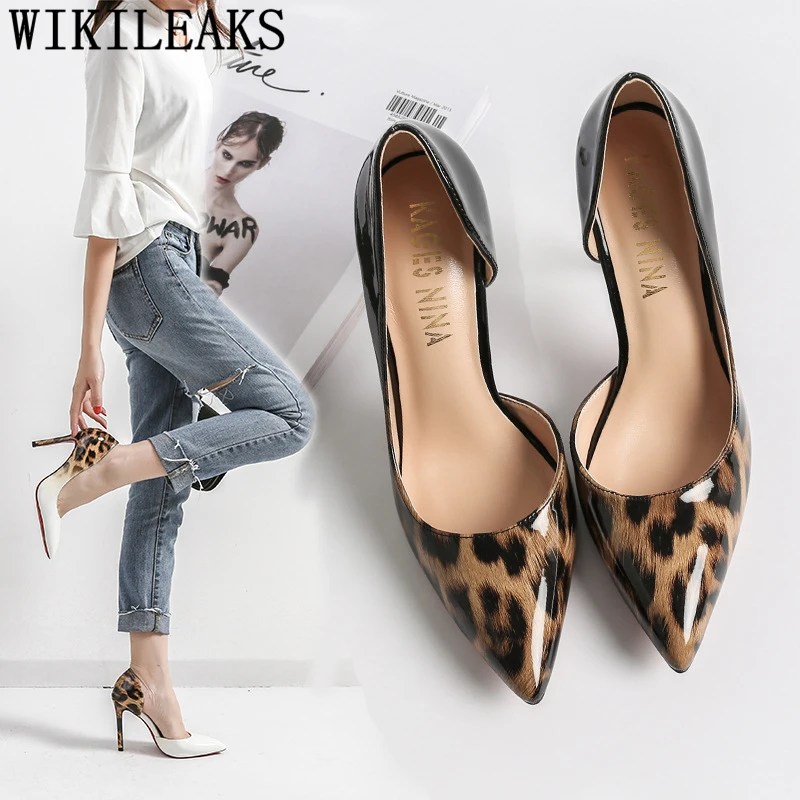 black pumps leopard shoes women women dress shoes sexy high heels wedding shoes white high heels stiletto fetish high heels buty