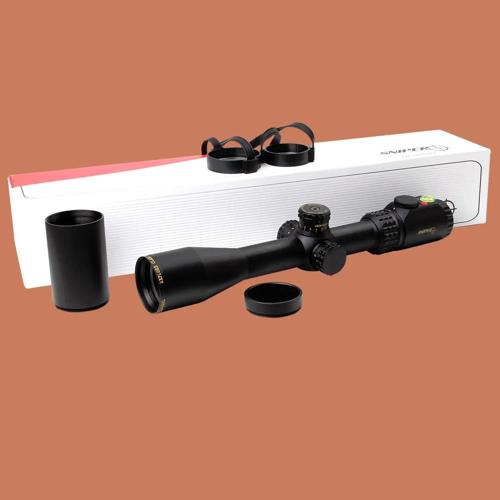Hunting Rifle Scope SNIPER WKP 3-15X44 SAL Side Parallax Adjustment Glass Etched Reticle RG Illuminated with Bubble Level 6