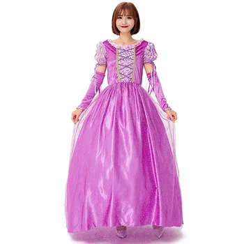 

Women Princess Rapunzel Fancy Dress Adult Costumes for Halloween/Carnival Party Tangled Cosplay Costumes for Women