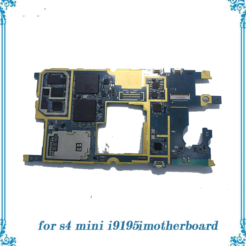 Replacement well work Unlocked for Samsung galaxy S4 mini i9195i motherboard 8gb mainboard with full chips Logic Board | Мобильные
