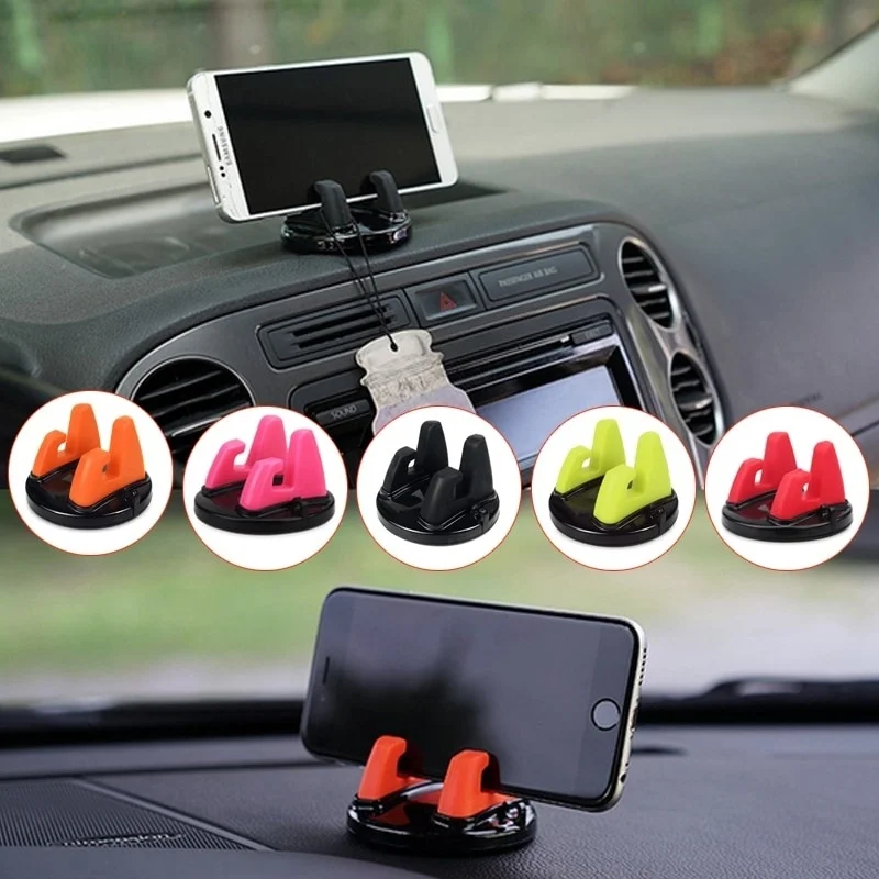 

Car Phone Holder Soft Silicone Anti Slip Mat Mobile Phone Mount Stands Bracket Support GPS for iPhone 6S plus Xiaomi