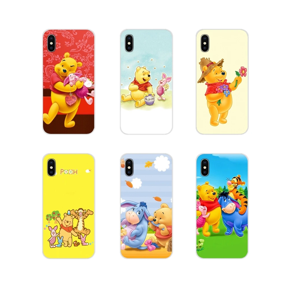 

The Winnie Pooh For Huawei Nova 2 3 2i 3i Y6 Y7 Y9 Prime Pro GR3 GR5 2017 2018 2019 Y5II Y6II Accessories Phone Shell Covers