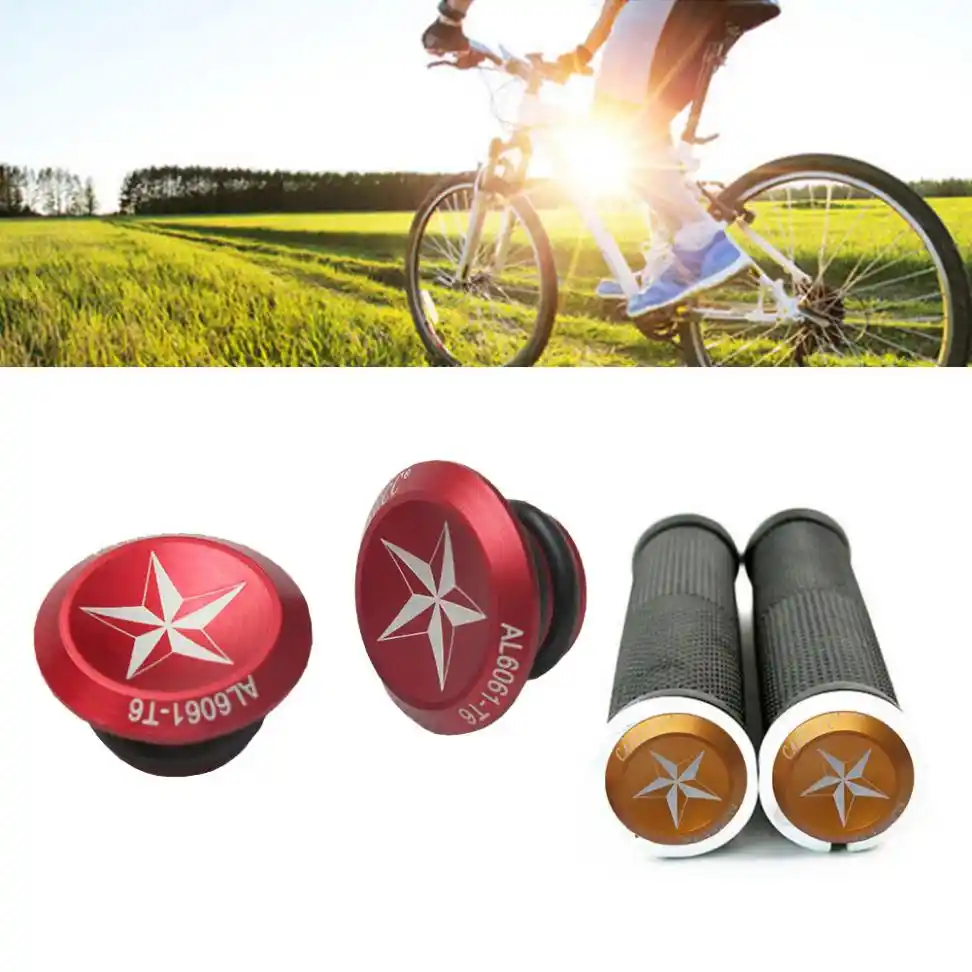 1 Pair Road MTB Bike Handlebar Bar Cap End Grip Bicycle Handle Plug Cover New