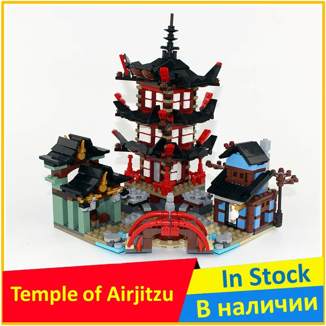 

Temple of Airjitzu Building Blocks Model Yile 333 Compatible legoes with Ninja Model Toys For Children