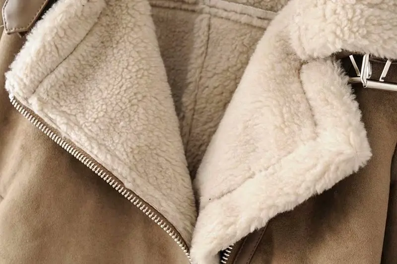 Новинка, женская теплая куртка из искусственного меха, на молнии, с карманом, снаружи, норка, 3 размера