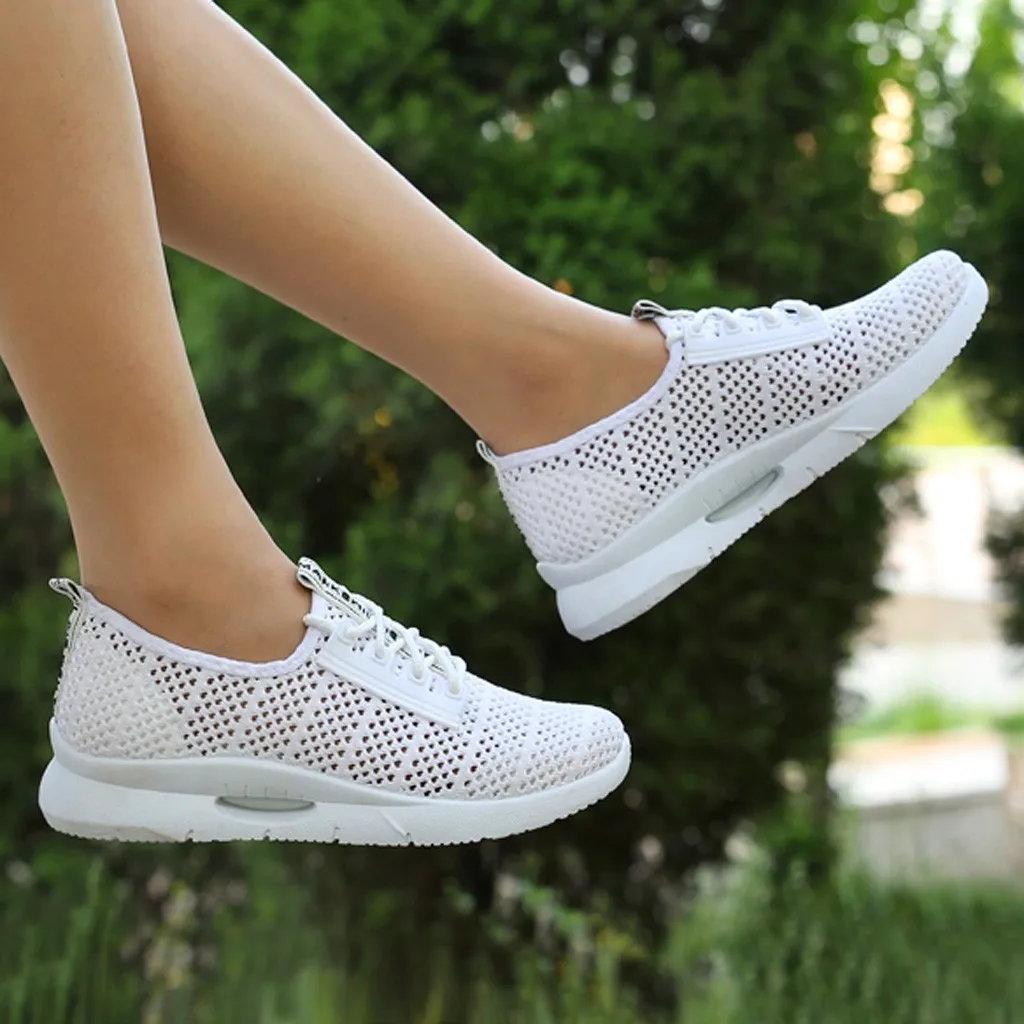 

2019 Women Shoes Beathable Air Mesh Women Casual Shoes Slip on Summer Shoes Women's Sneakers Masculino Adulto Sport Ayakkabi