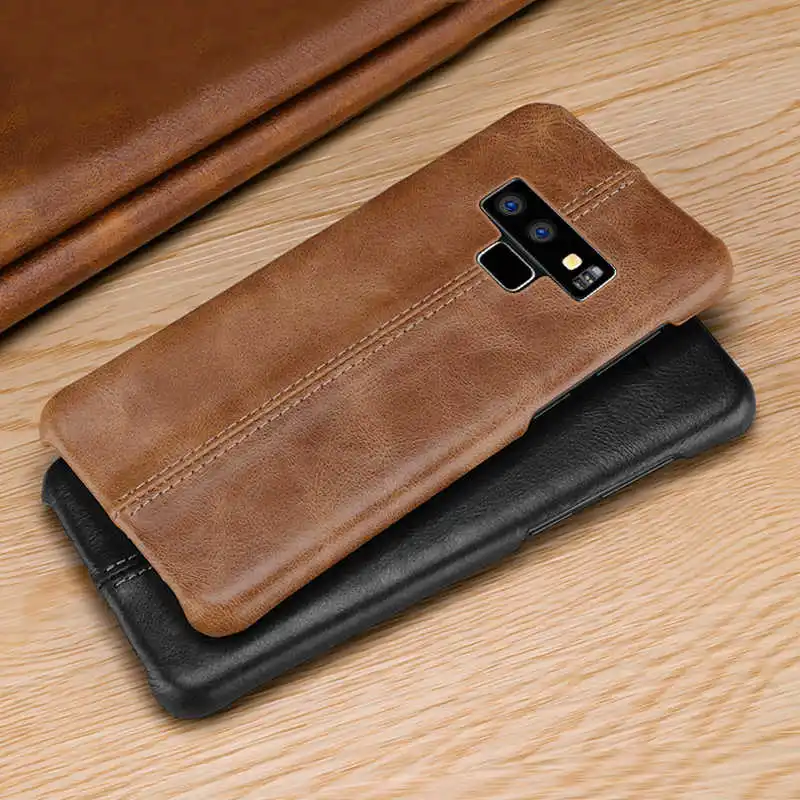 

Genuine Leather Case For Samsung Galaxy Note 9 Cover MAKEULIKE Back Coque Matte Hoesje For Samsung Galaxy Note 9 Case Fundas