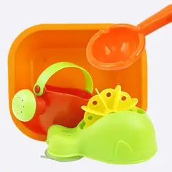 Infan игрушки для ванной 4 шт. Комбинации красочные животных плавание ребенка подарок лейки полива роста образования безопасный