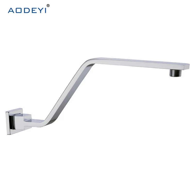 AODEYI Brass Shower Arm Heighten Shower Head Chrome Brushed Nickel Oil Rubbed Bronze Wall Mounted Shower Arm Extension 04-056