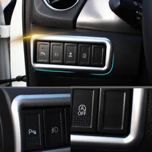 ABS Chrome для Suzuki Vitara 2016 передних выключатель света обрезки лампа автомобиль-Стайлинг авто аксессуары