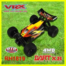 VRX Racing RH1819 DART XB 1/18 бесщеточный 4WD Электрический Радиоуправляемый автомобиль, не входит батарея и зарядное устройство, мини автомобиль игрушка с пультом дистанционного управления