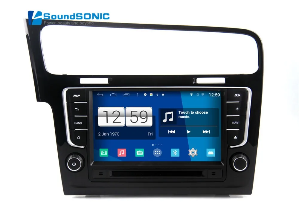 Roverone Android 4,4 Для VW Volkswagen Golf 7 MK7 автомобильный DVD GPS навигатор головное устройство автомобильного радиоприемника аудио плеер Android Golf 7 MK7