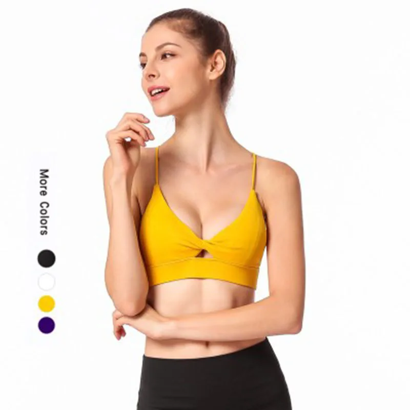 

Women's White Sports Bra High Impact Seamless Gym Top Sexy Fitness Clothes Running Training Sportswear Push Up Sport Underwear