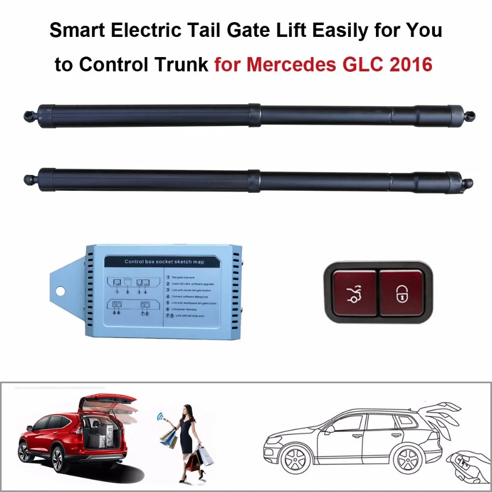 

Smart Auto Electric Tail Gate Lift for Mercedes GLC 2016 Control Set Height Avoid Pinch