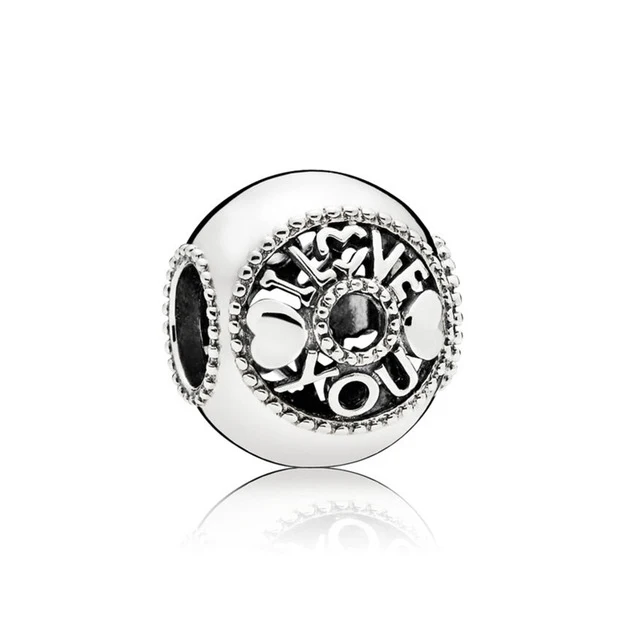 

Fanier 100% 925 Sterling Silver 1:1 Authentic 796601 Talk About Love Charm Bracelet Original Jewelry Women