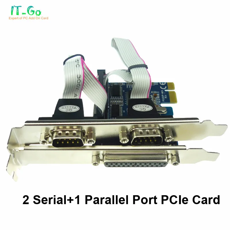 PCI-e на последовательный Paralle карта PCI Express DB25 DB9 COM конвертер карта PCIE для RS232 адаптер