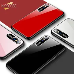 KISSCASE роскошный простой чехол для телефона iPhone XR 7 8 X XS MAX мягкий Сверхтонкий чехол для iPhone 7 8 6 6 S Plus матовая задняя крышка Funda