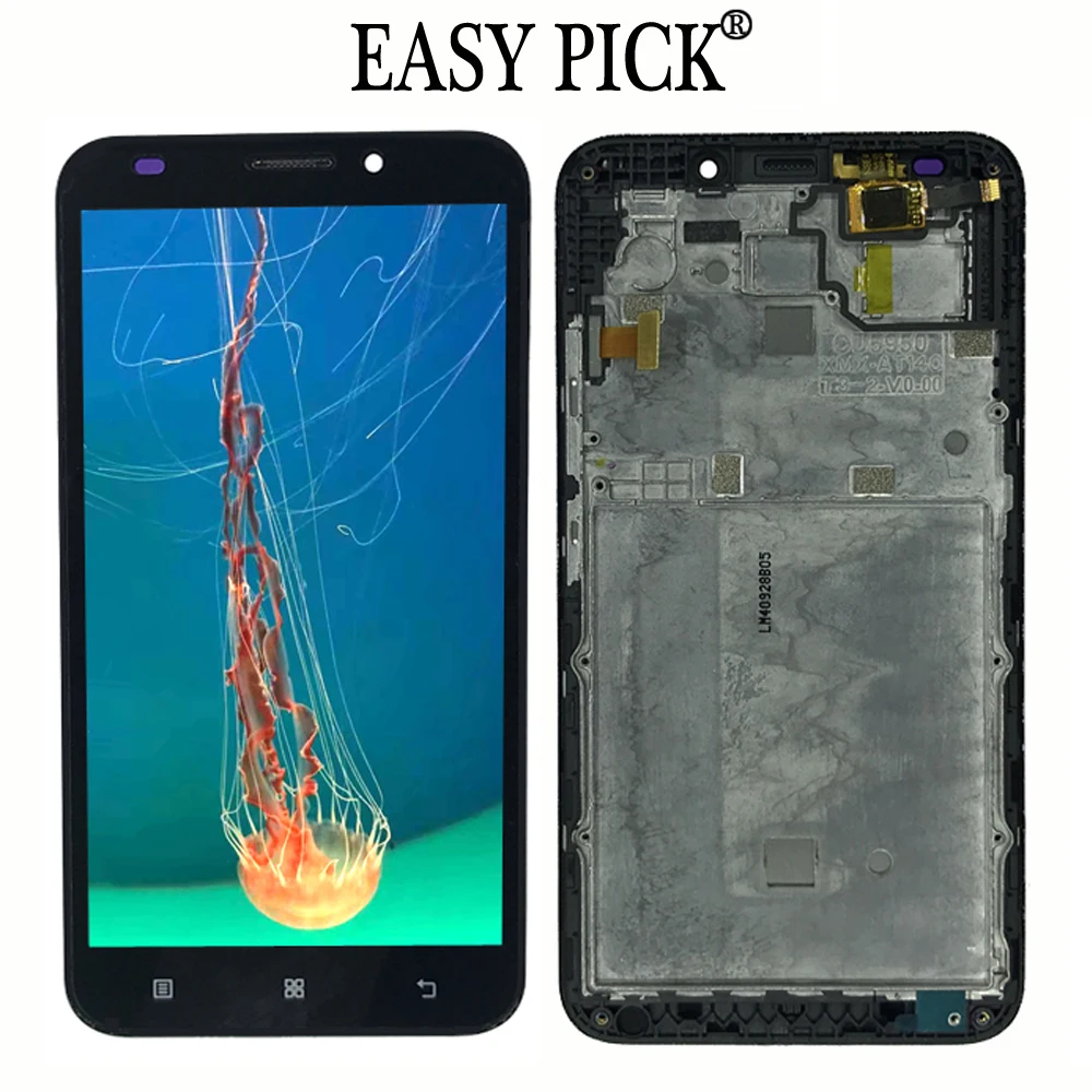 

For Lenovo A916 LCD Display Touch Screen Digitizer Assembly Replacement with frame Free Tools